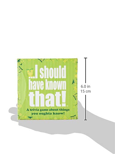 I Should Have Known That! Family Trivia Card Game