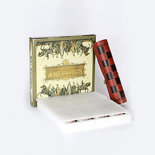 OLOTU Premium History-Themed Chess Set with Embossed Board