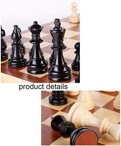 42 cm Solid Wood Folding Chess & Puzzle Game Board