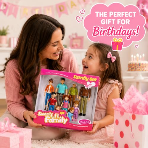 Beverly Hills Sweet Li'l Family Dollhouse Figure Set