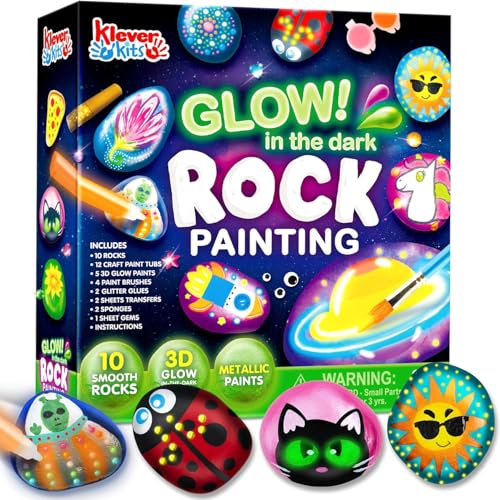 JOYIN Rock Painting Arts & Crafts Kit for Kids