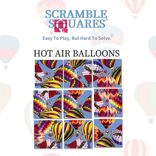 B. Dazzle Hot Air Balloons 9-Piece Brain Teaser Puzzle