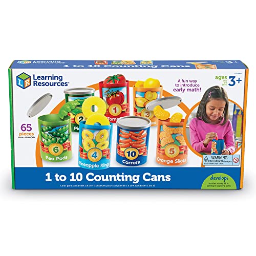 Learning Resources One-to-Ten Counting Cans Set