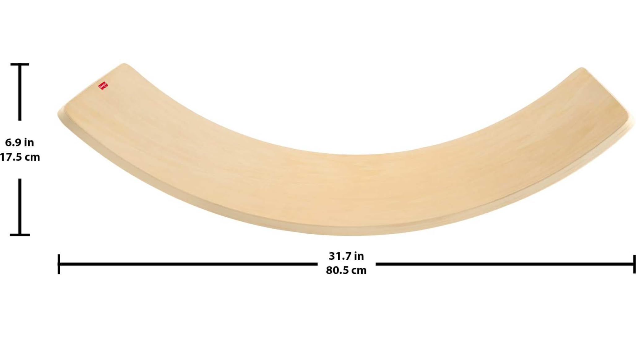 Fisher-Price Montessori Wood Balance Board for Ages 3+