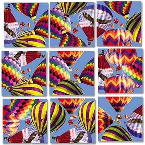 B. Dazzle Hot Air Balloons 9-Piece Brain Teaser Puzzle
