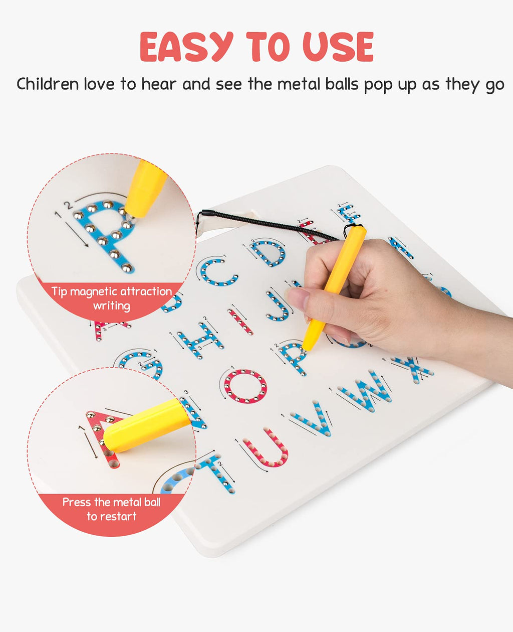 GAMENOTE Double-Sided Magnetic Learning Board