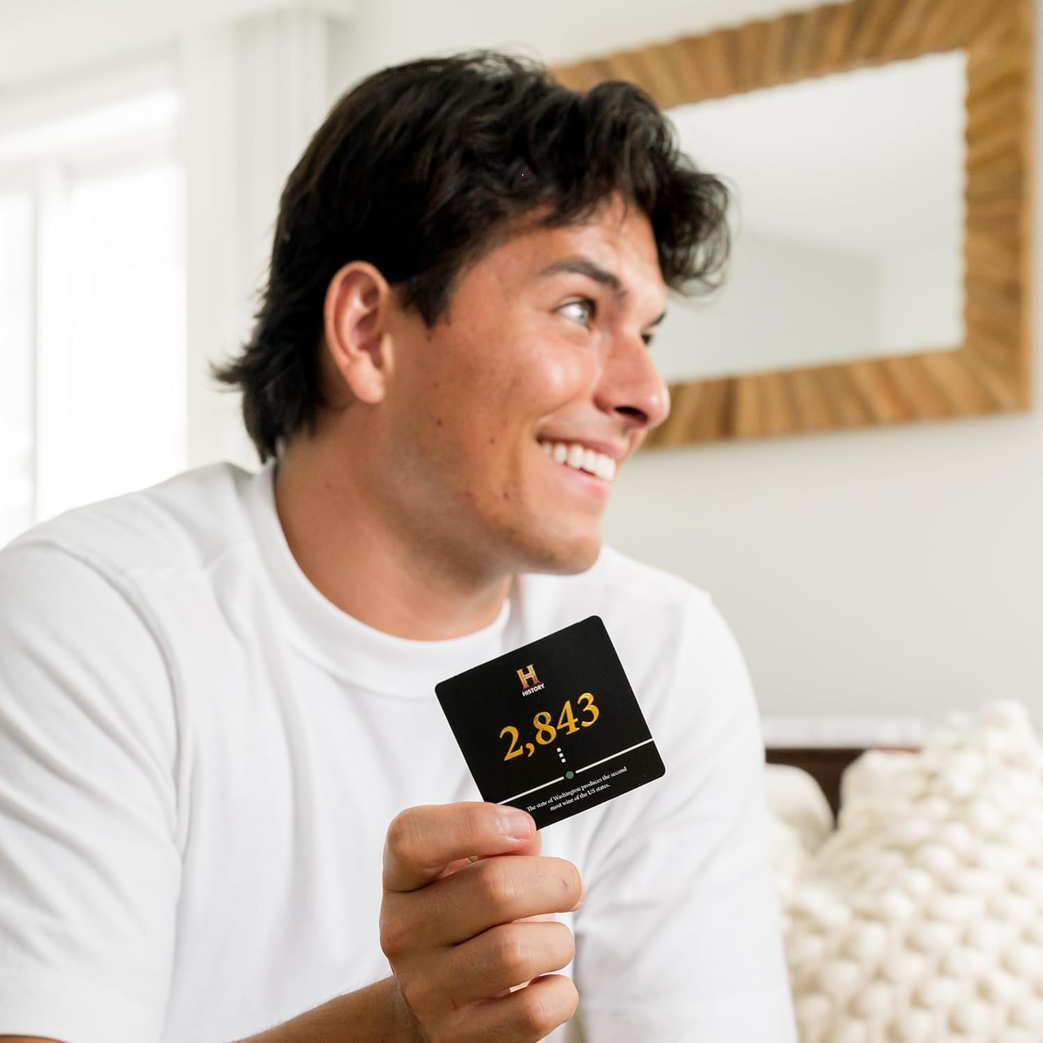 History Channel 2-in-1 Trivia & Timeline Card Game