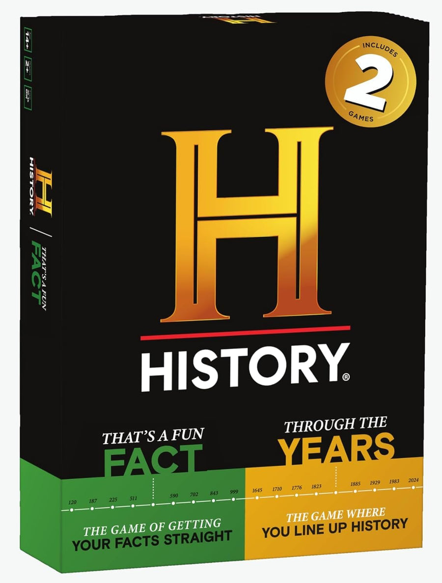 History Channel 2-in-1 Trivia & Timeline Card Game