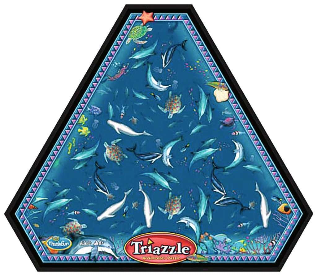 ThinkFun Triazzle Dolphins Picture-Matching Puzzle Ages 8+