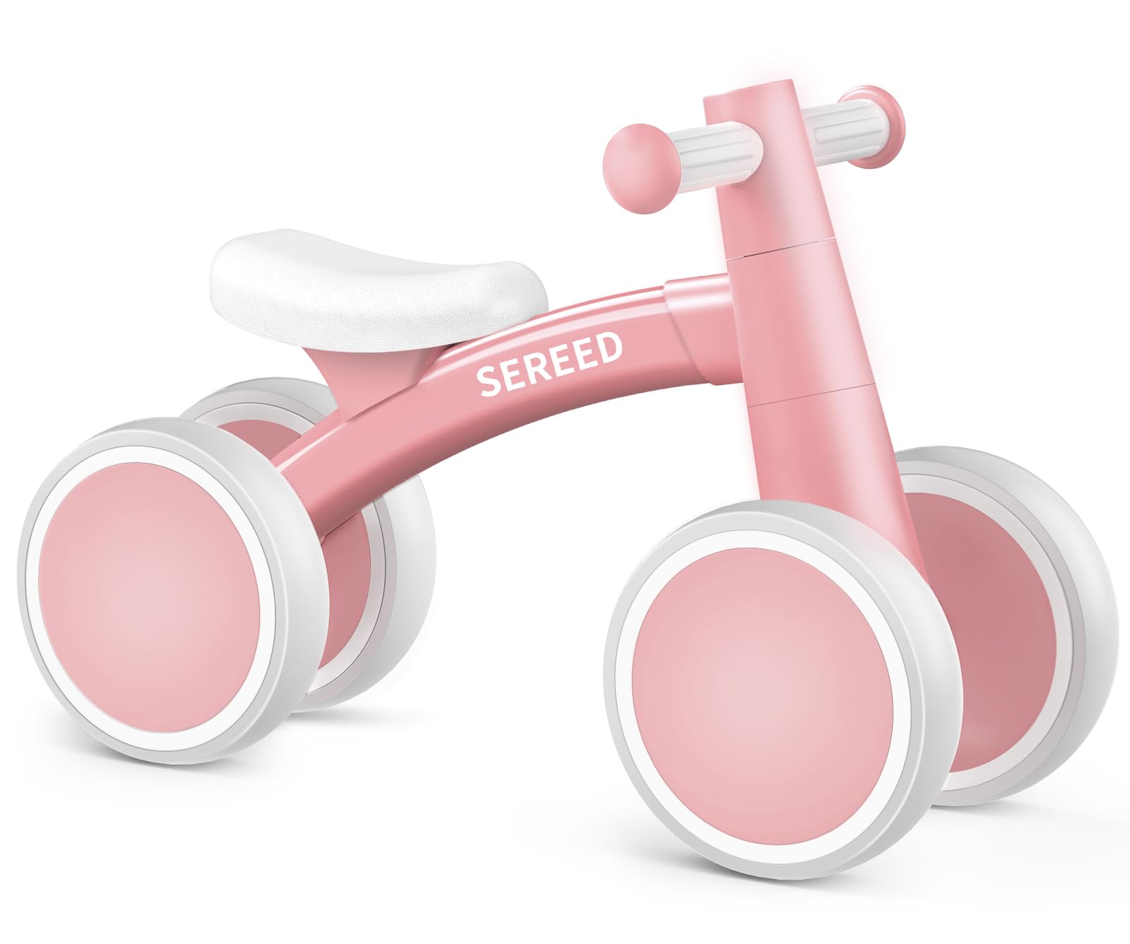 SEREED 4-Wheel Baby Balance Bike for Ages 12–24 Months