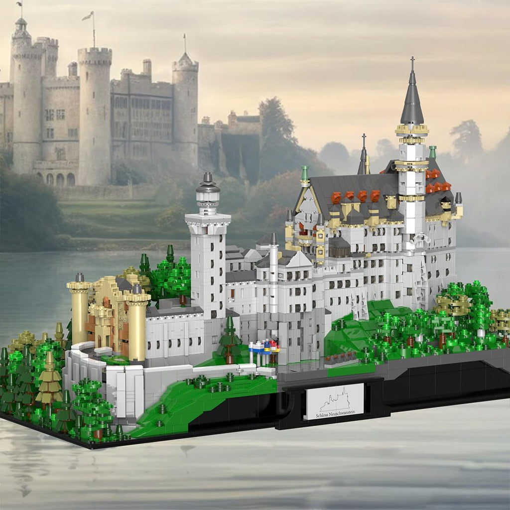 BICRKTOMXY Neuschwanstein Castle 6,786-Piece Building Set