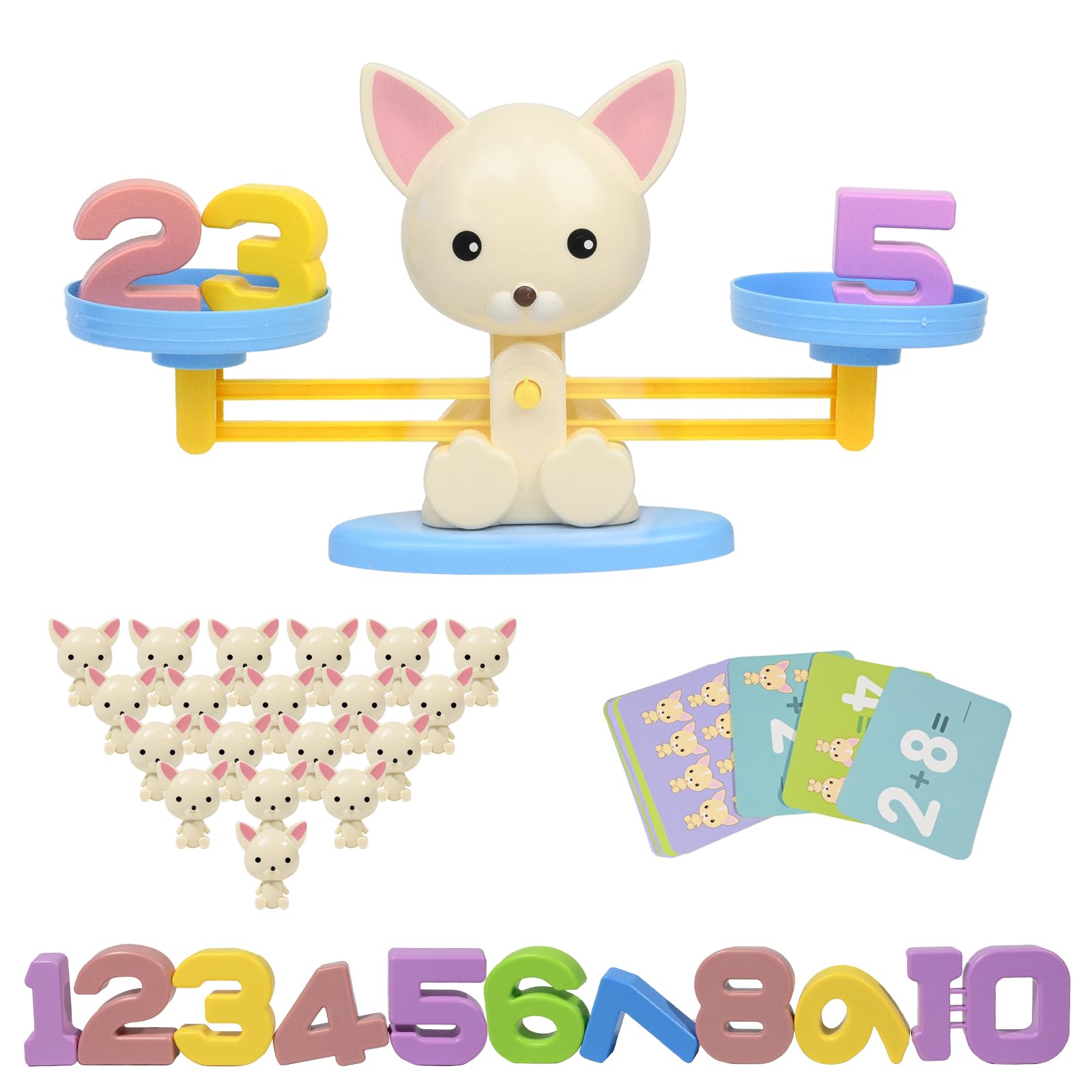 63-Piece Balance Counting Math Learning Game for Kids