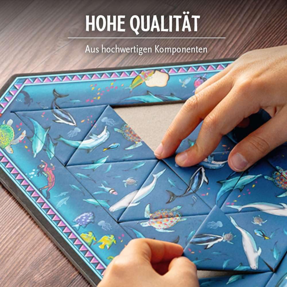 ThinkFun Triazzle Dolphins Picture-Matching Puzzle Ages 8+