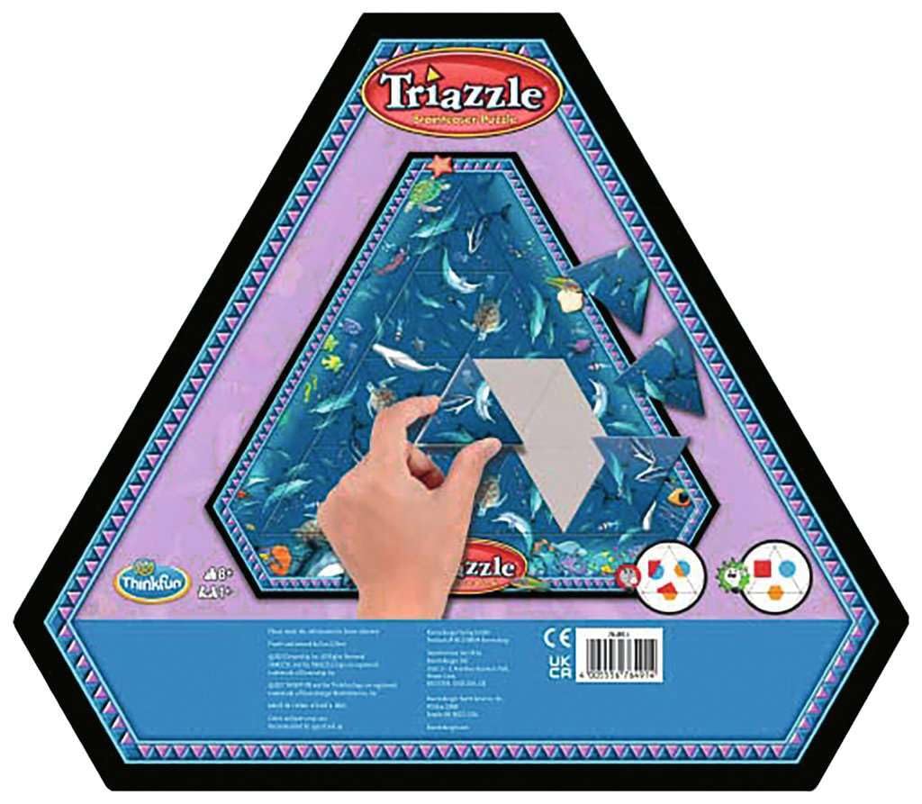 ThinkFun Triazzle Dolphins Picture-Matching Puzzle Ages 8+