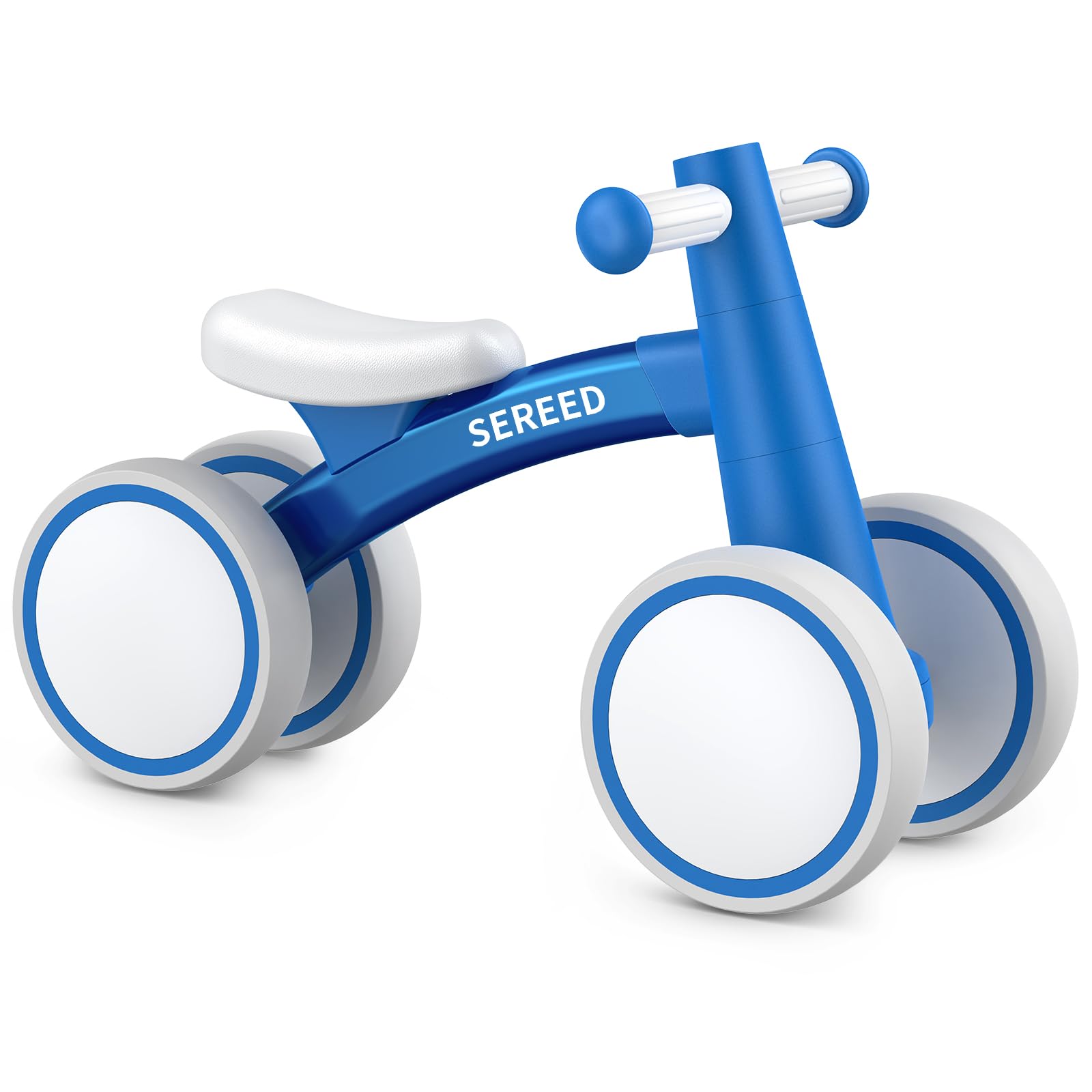 SEREED 4-Wheel Baby Balance Bike for Ages 12–24 Months