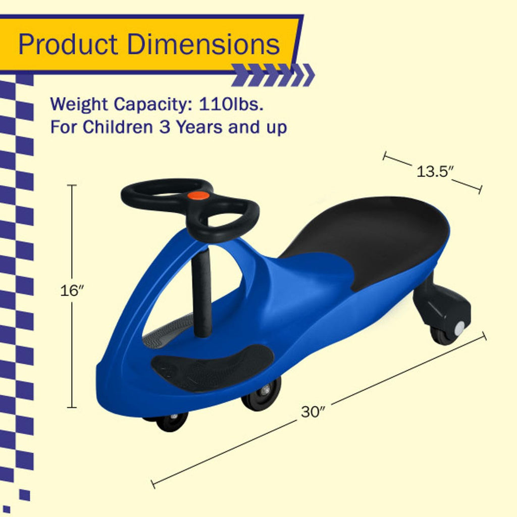 Lil' Rider Battery-Free Wiggle Car Ride-On Toy Ages 3+