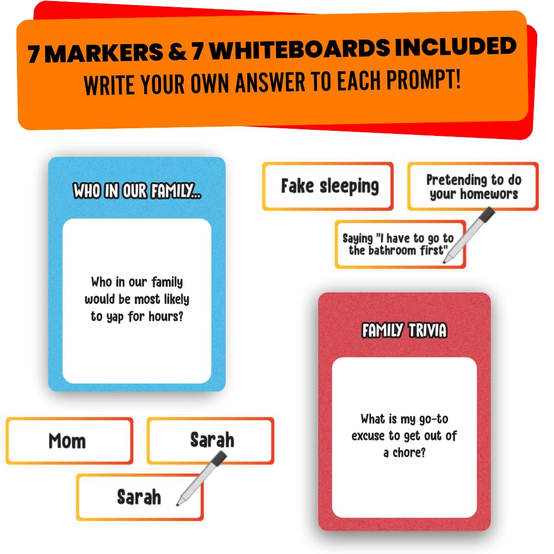 Viral Studios Who in Our Family? Party Card Game