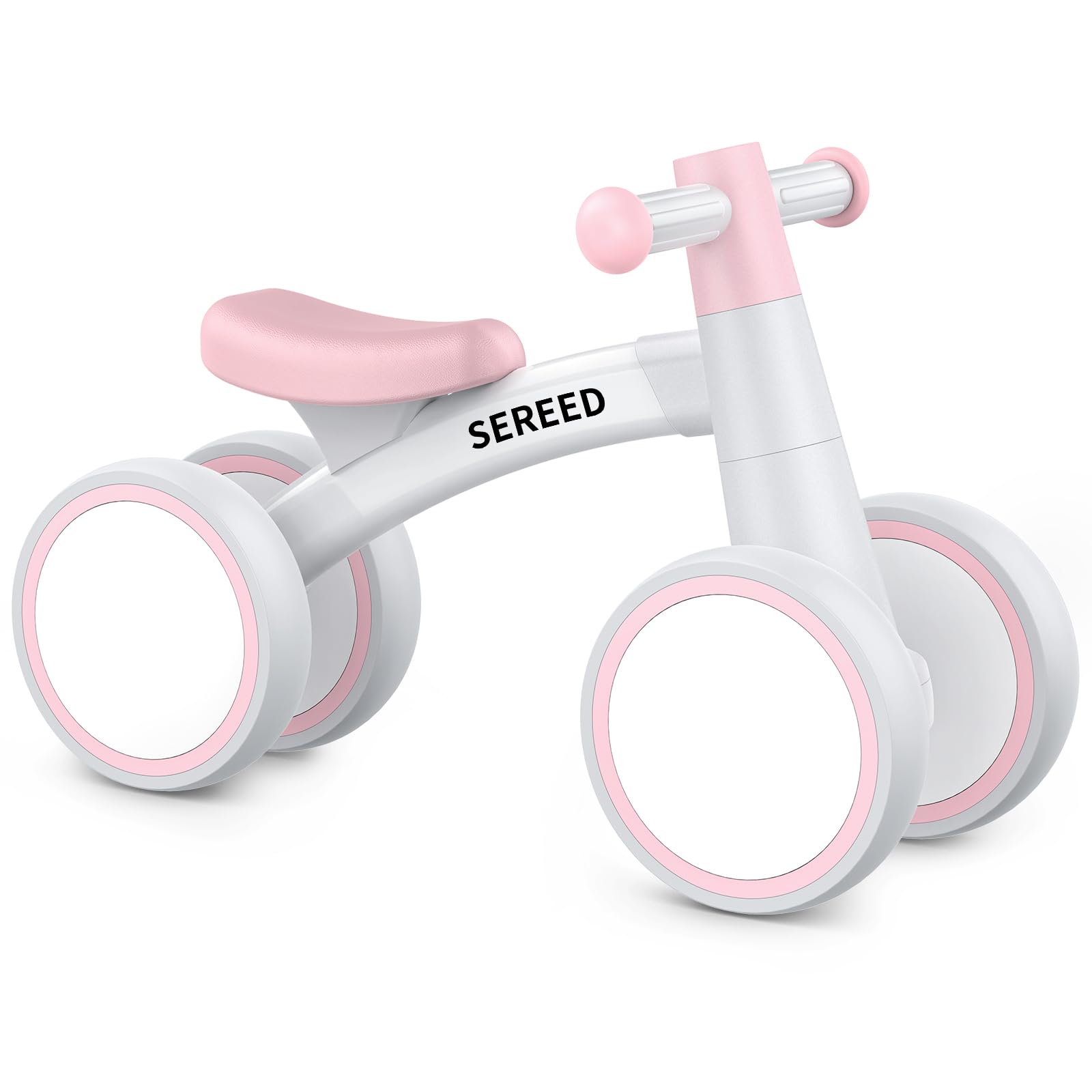 SEREED 4-Wheel Baby Balance Bike for Ages 12–24 Months