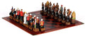 OLOTU Premium History-Themed Chess Set with Embossed Board