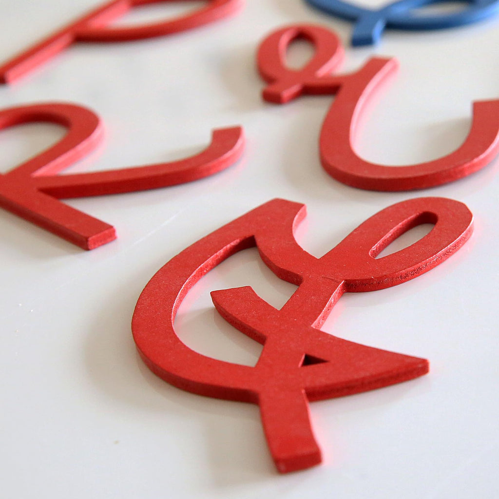 Montessori Movable Capital & Cursive Alphabet Letter Set