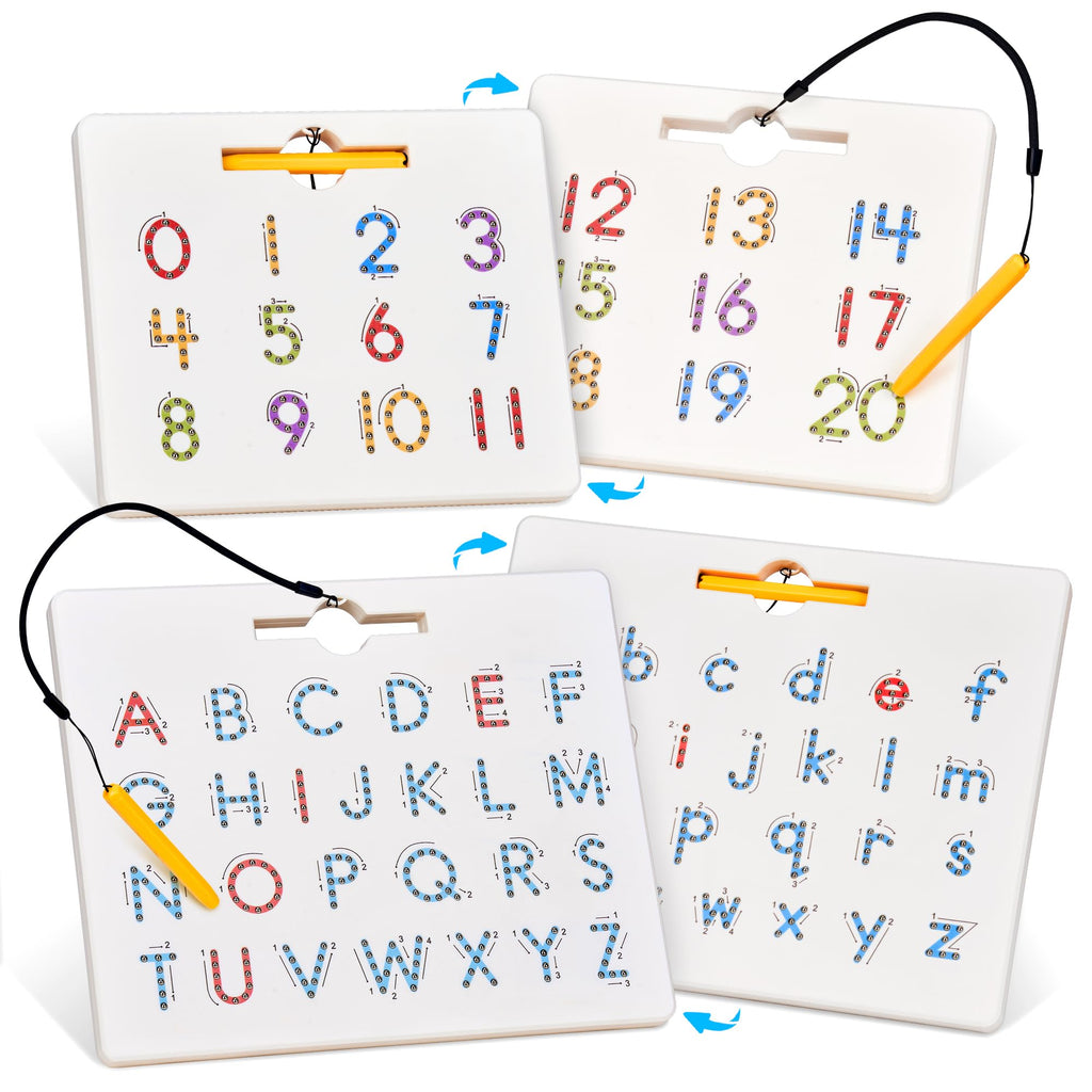 GAMENOTE Double-Sided Magnetic Learning Board