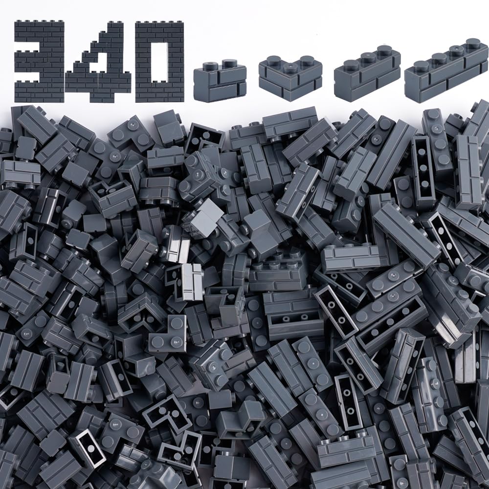 WSRYLTCH 340-Piece Masonry Wall Building Blocks Set