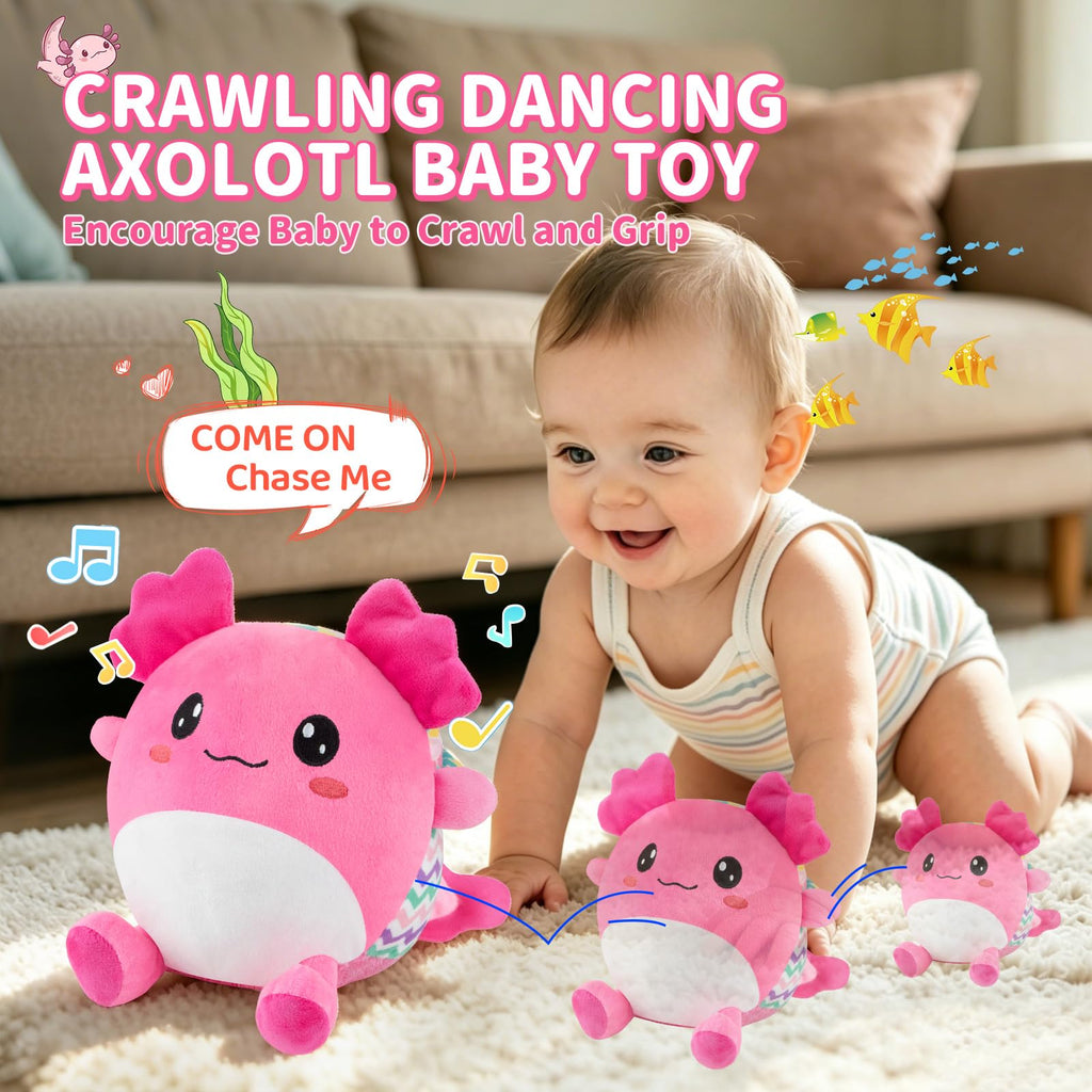 Musical Crawling Crab Plush Toy for Babies 12–18 Months