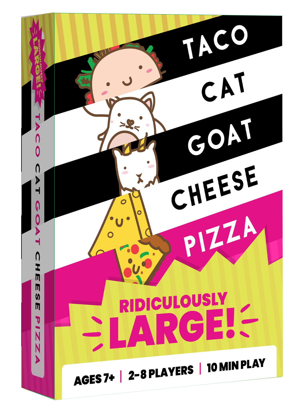 Taco Cat Goat Cheese Pizza Fast-Paced Family Card Game