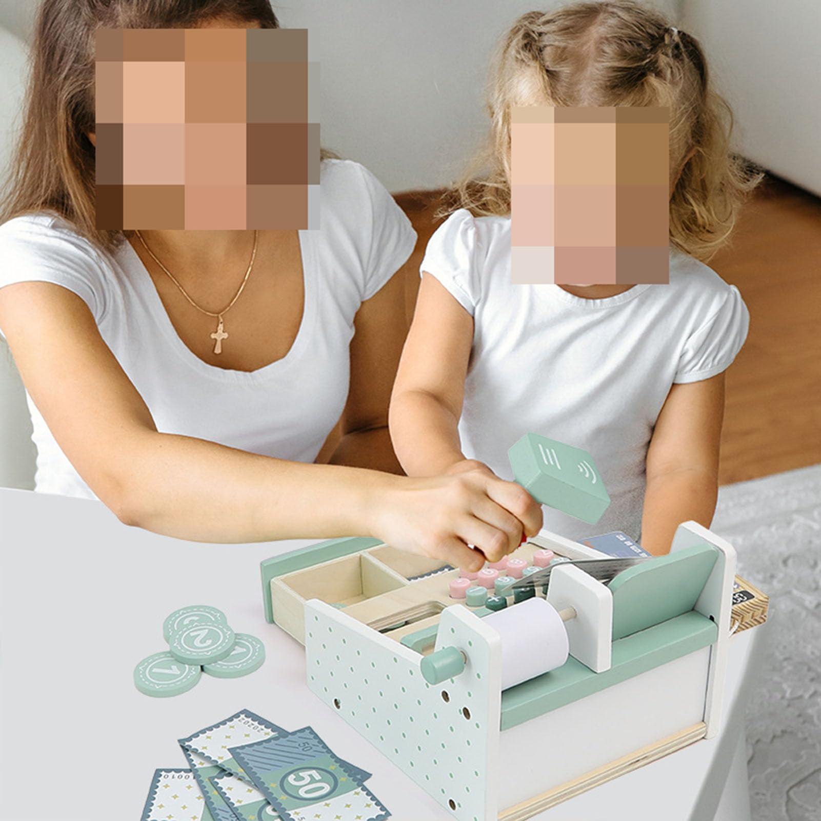 ZQsmgs Pretend Cash Register & Money Learning Toy
