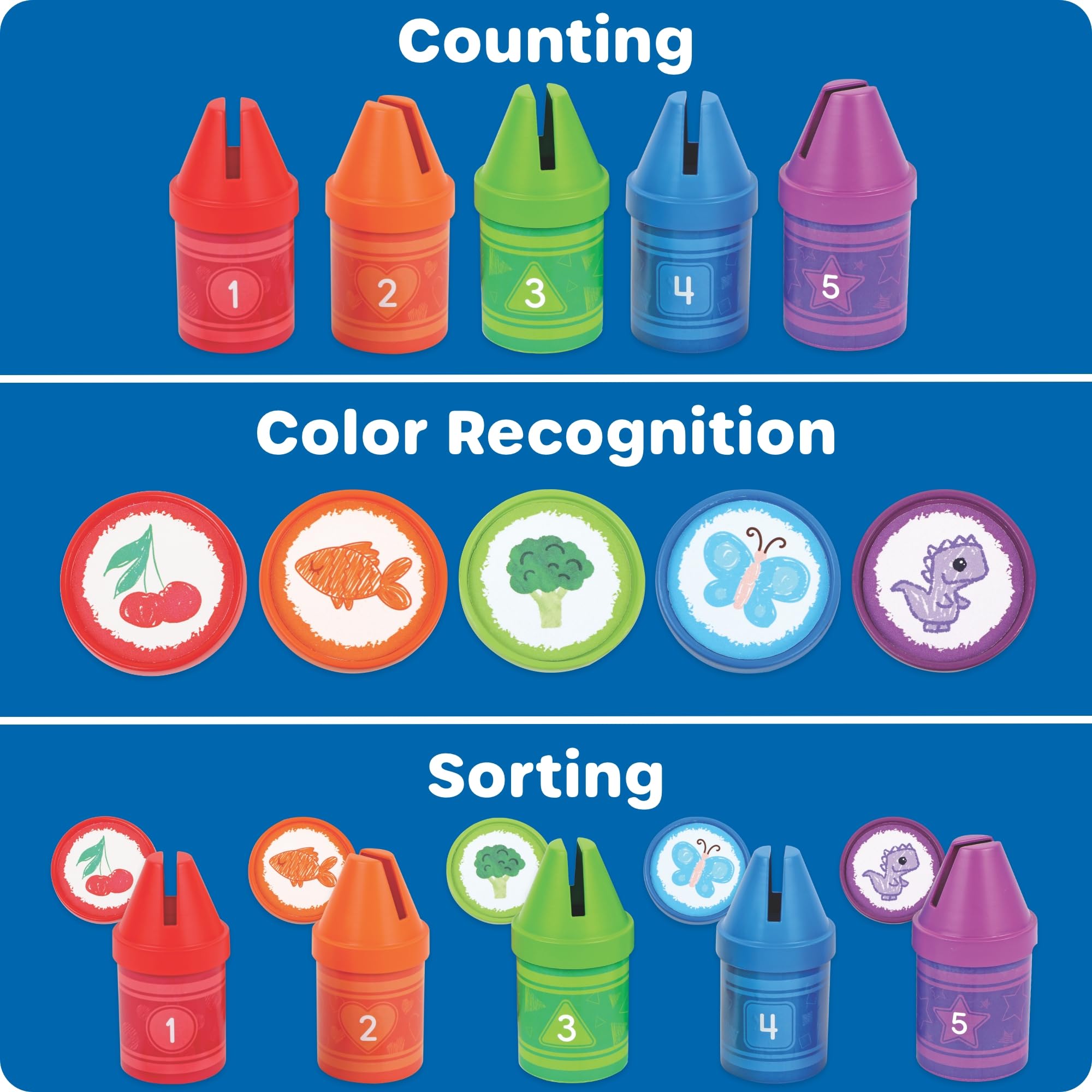 Learning Resources Counting Crayons Math Activity Set