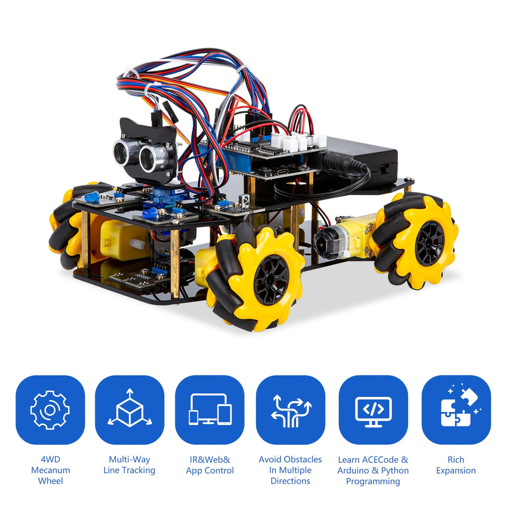 ACEBOTT Arduino-Compatible Smart Robot Car Coding Kit