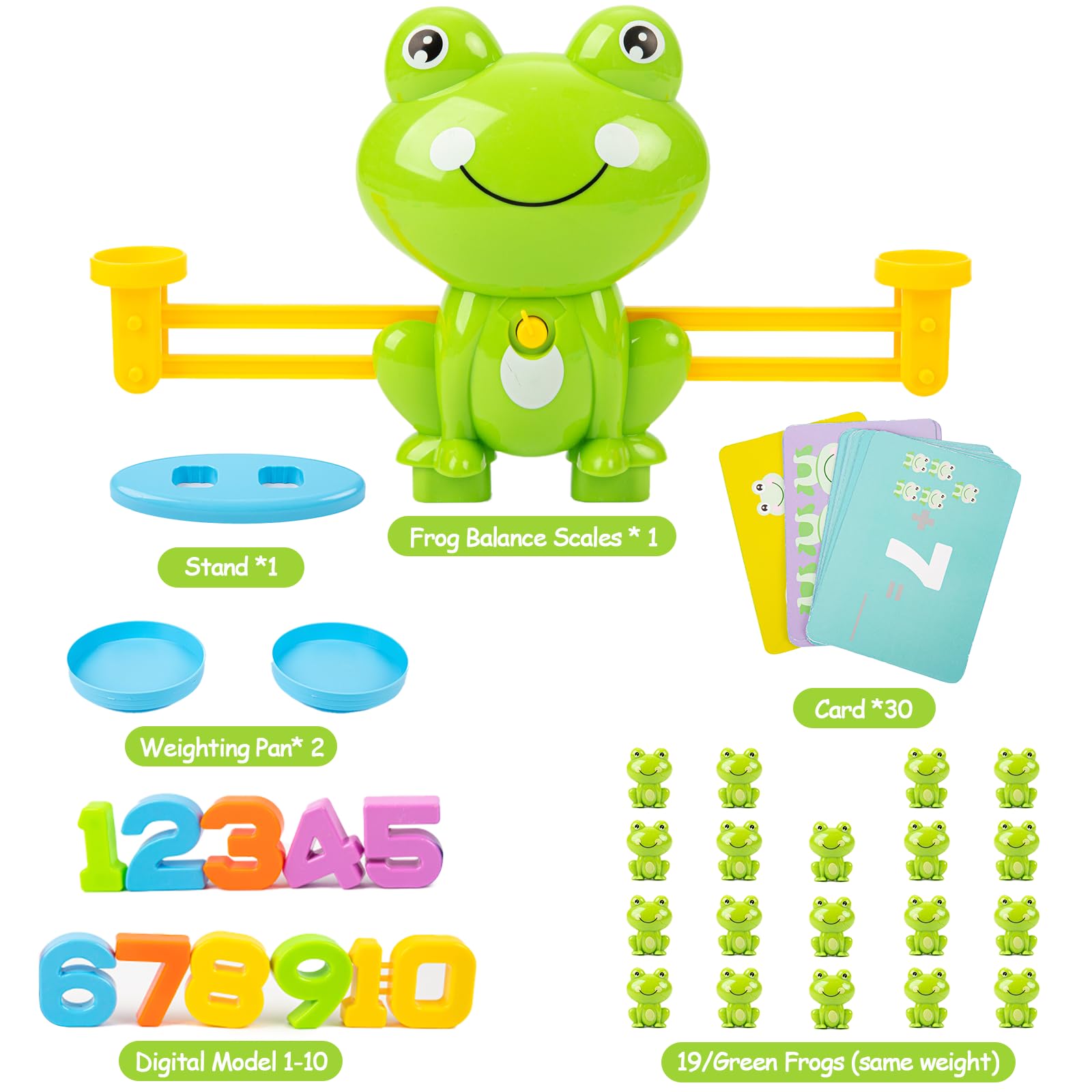 63-Piece Balance Counting Math Learning Game for Kids