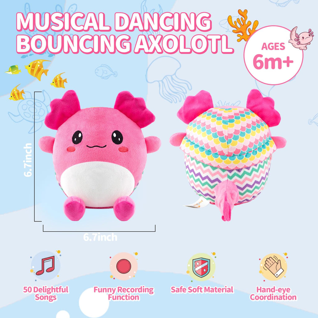 Musical Crawling Crab Plush Toy for Babies 12–18 Months