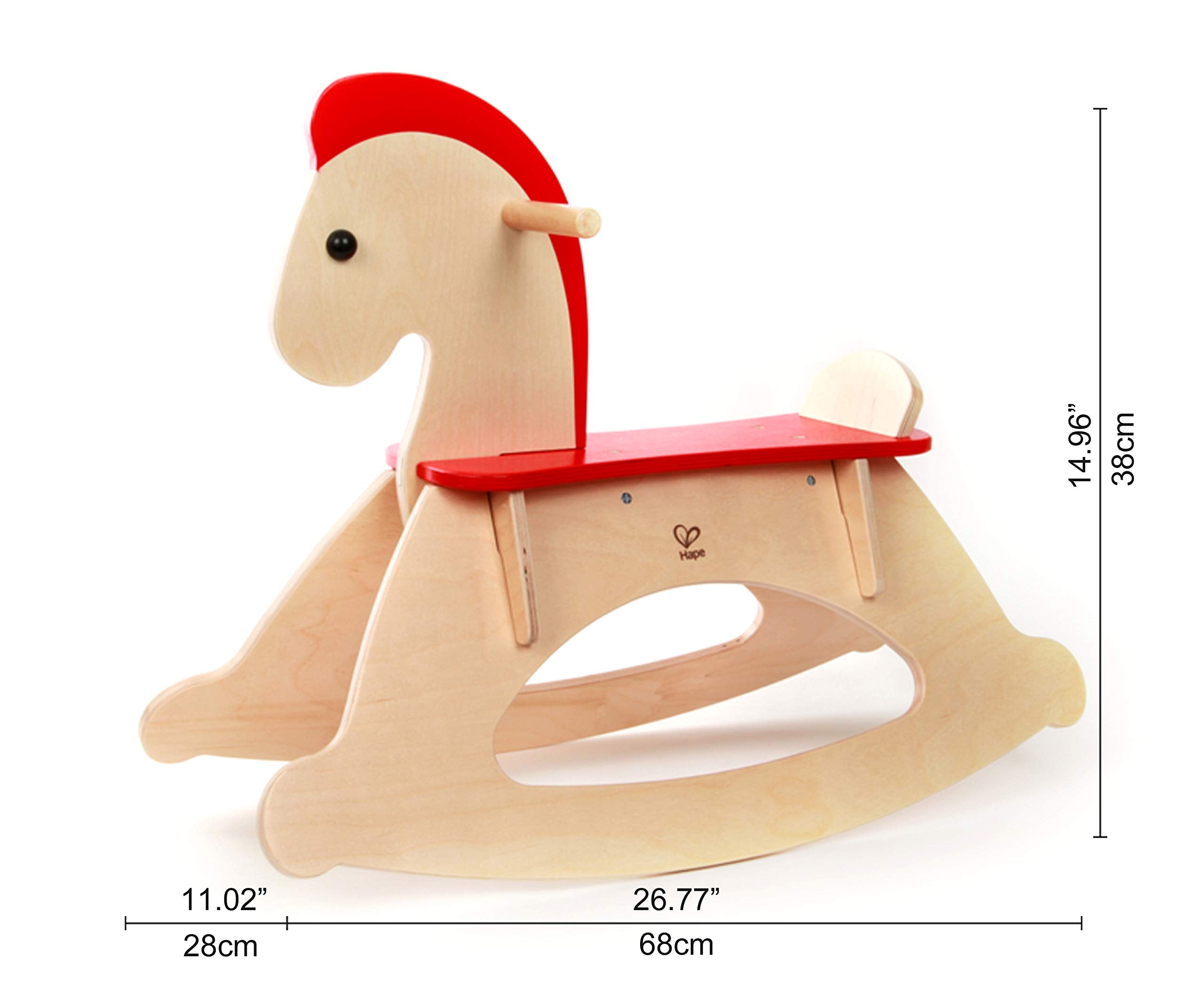 Hape Rock & Ride Wooden Rocking Horse for Toddlers