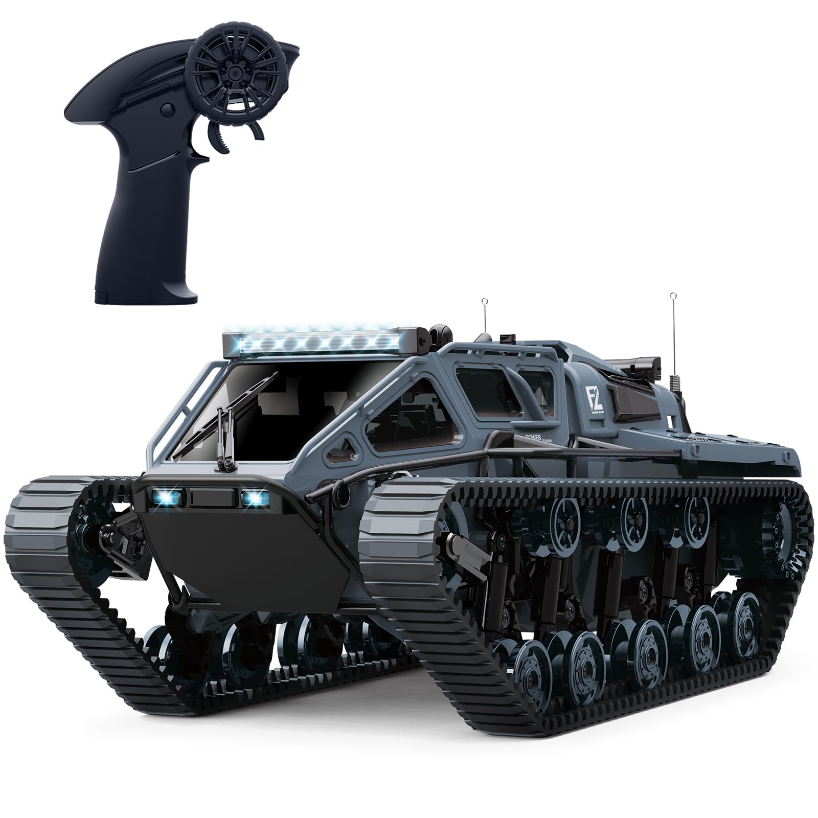 Mostop 4WD RC Tank Crawler with 360° Rotation