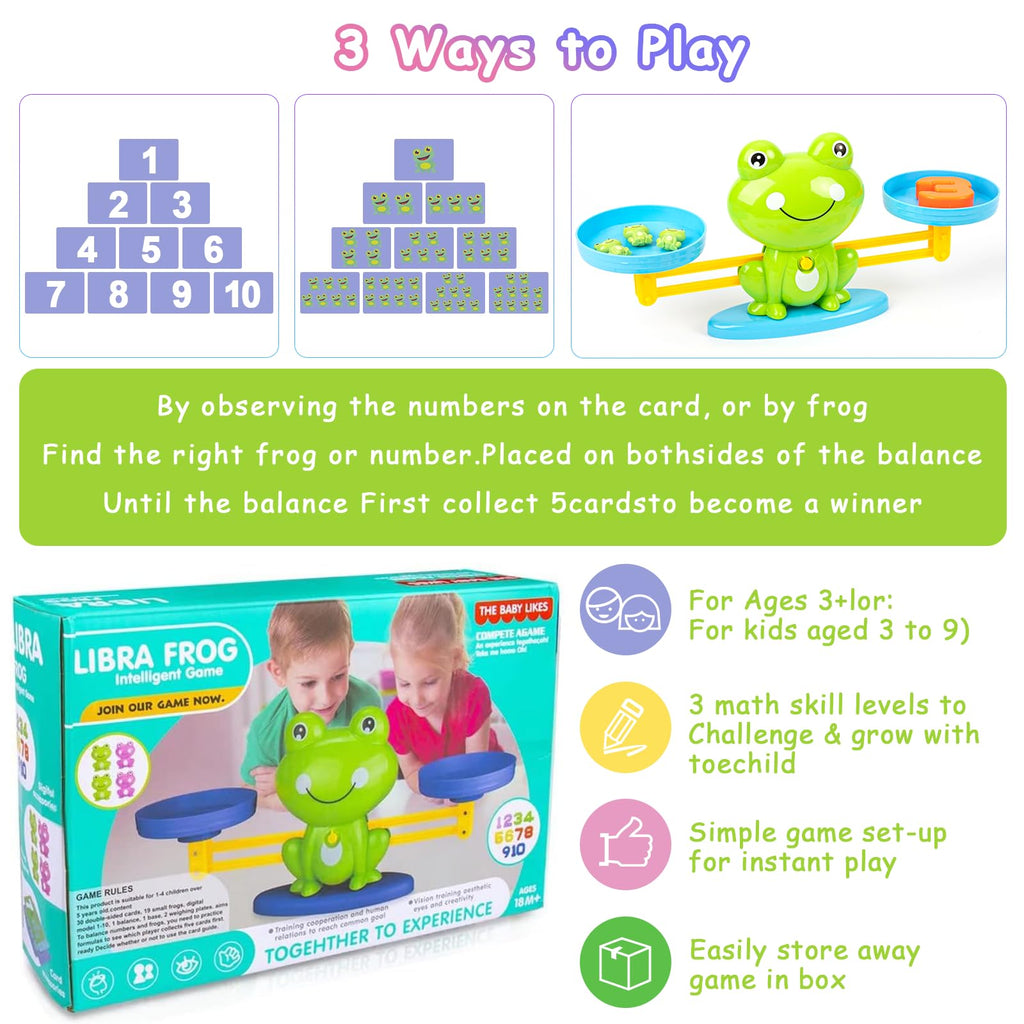 63-Piece Balance Counting Math Learning Game for Kids