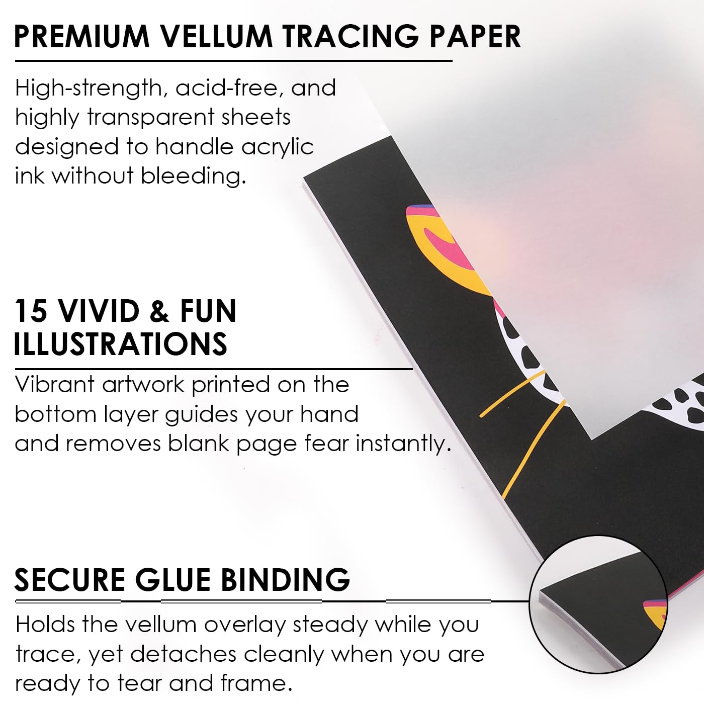 Grabie Trace & Color Drawing Kit with Dual-Tip Markers