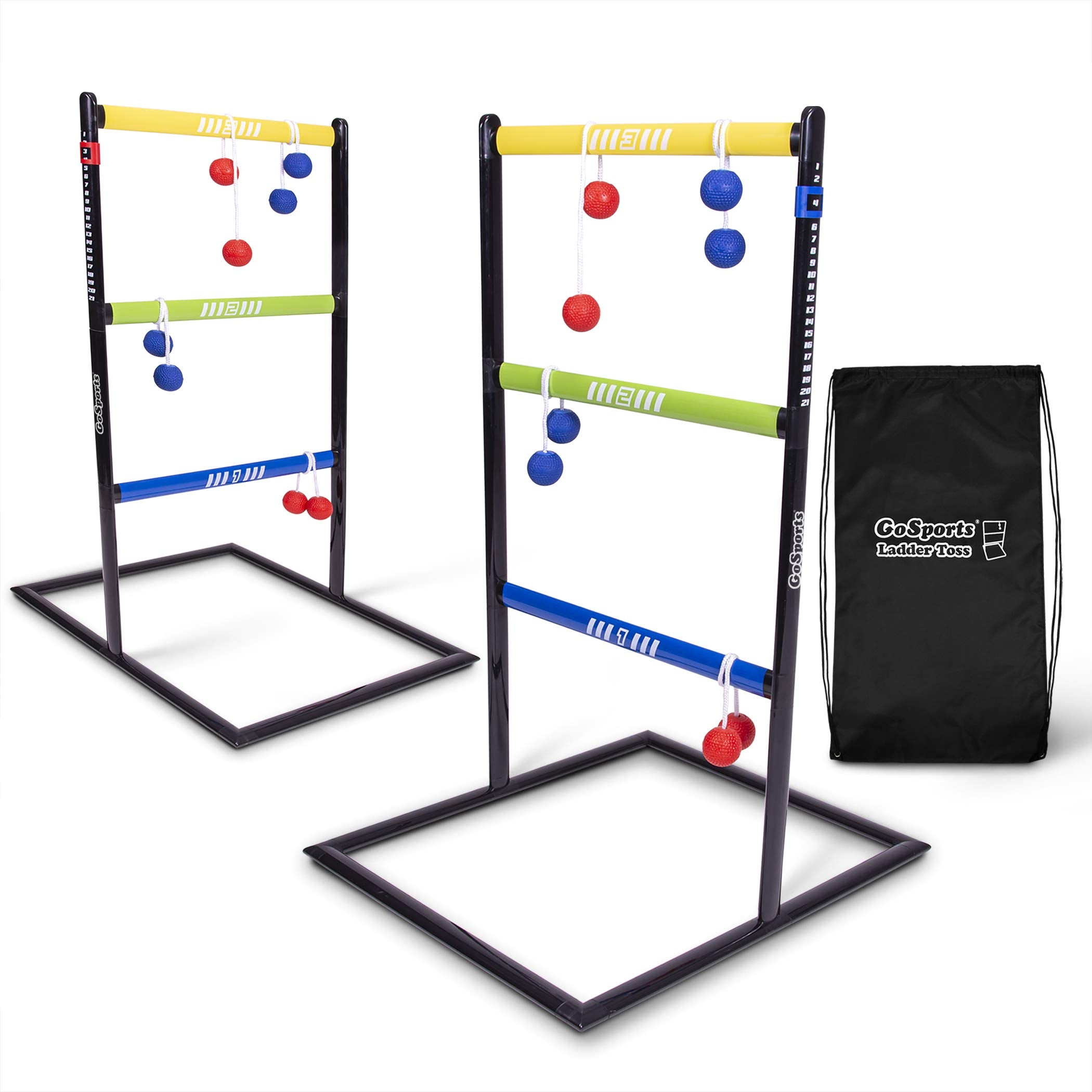 GoSports Ladder Toss Game Set with 6 Soft Bolo Balls
