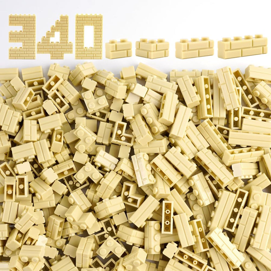 WSRYLTCH 340-Piece Masonry Wall Building Blocks Set