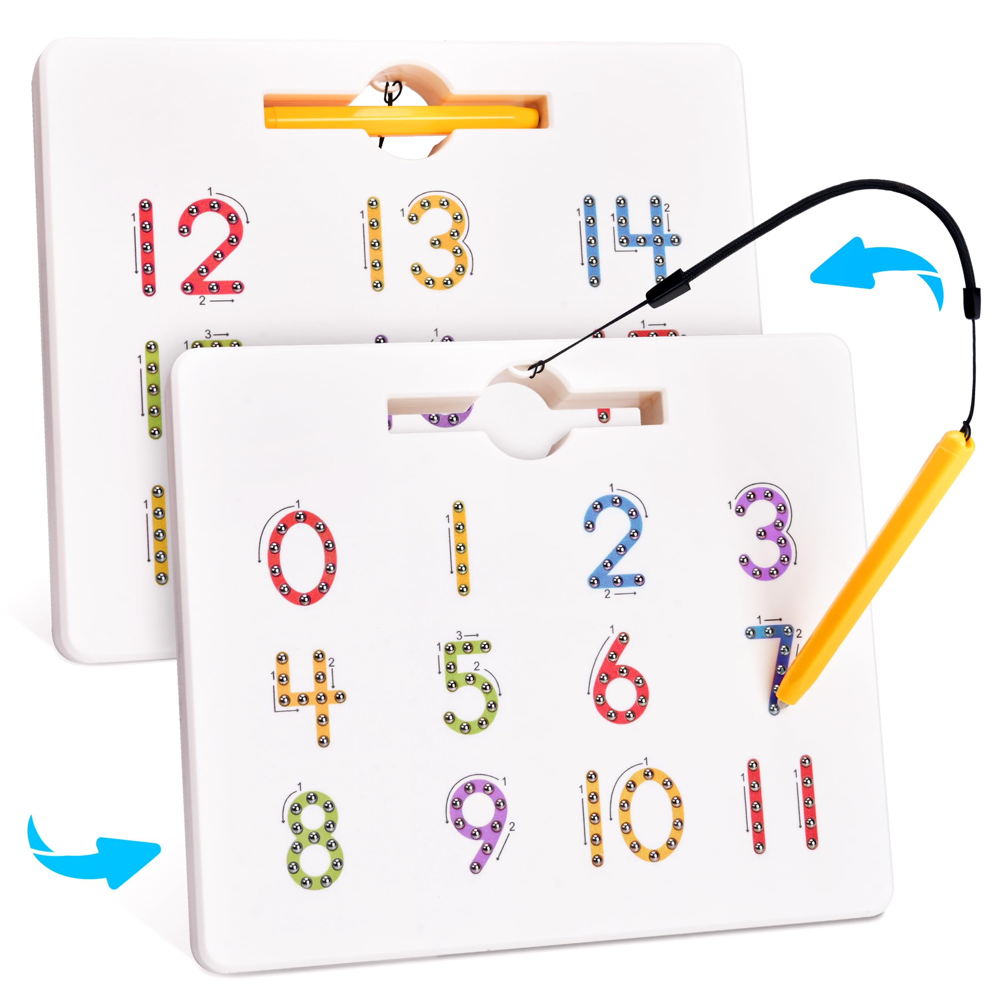 GAMENOTE Double-Sided Magnetic Learning Board