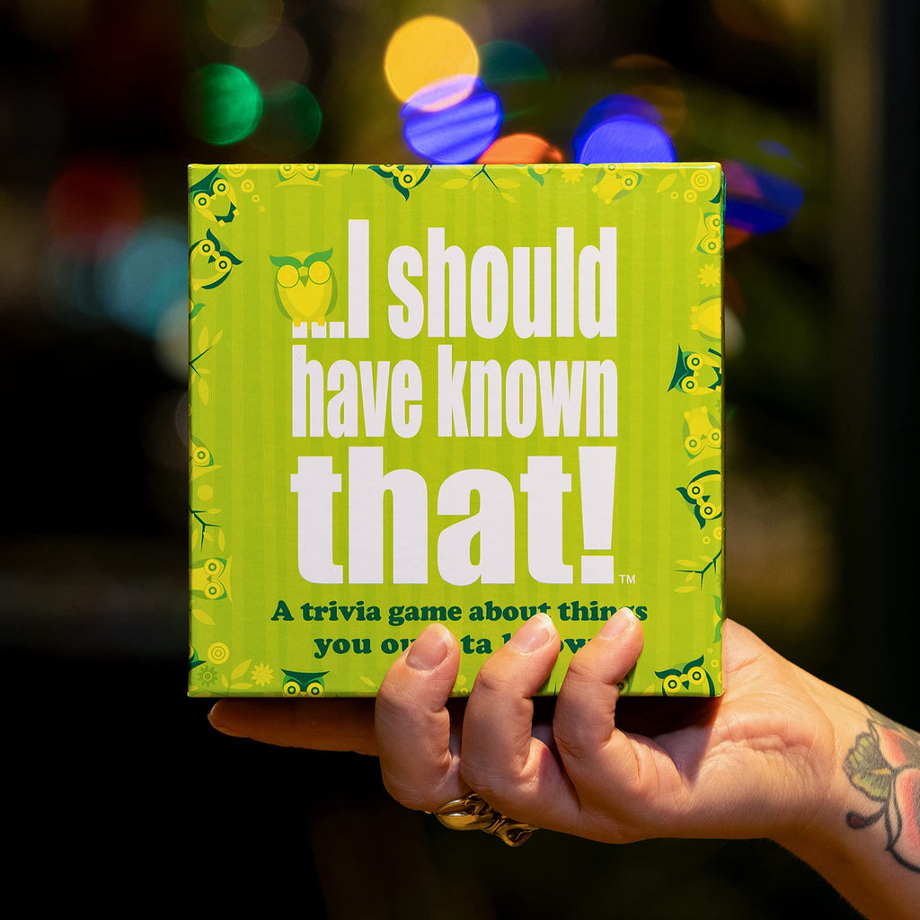 I Should Have Known That! Family Trivia Card Game