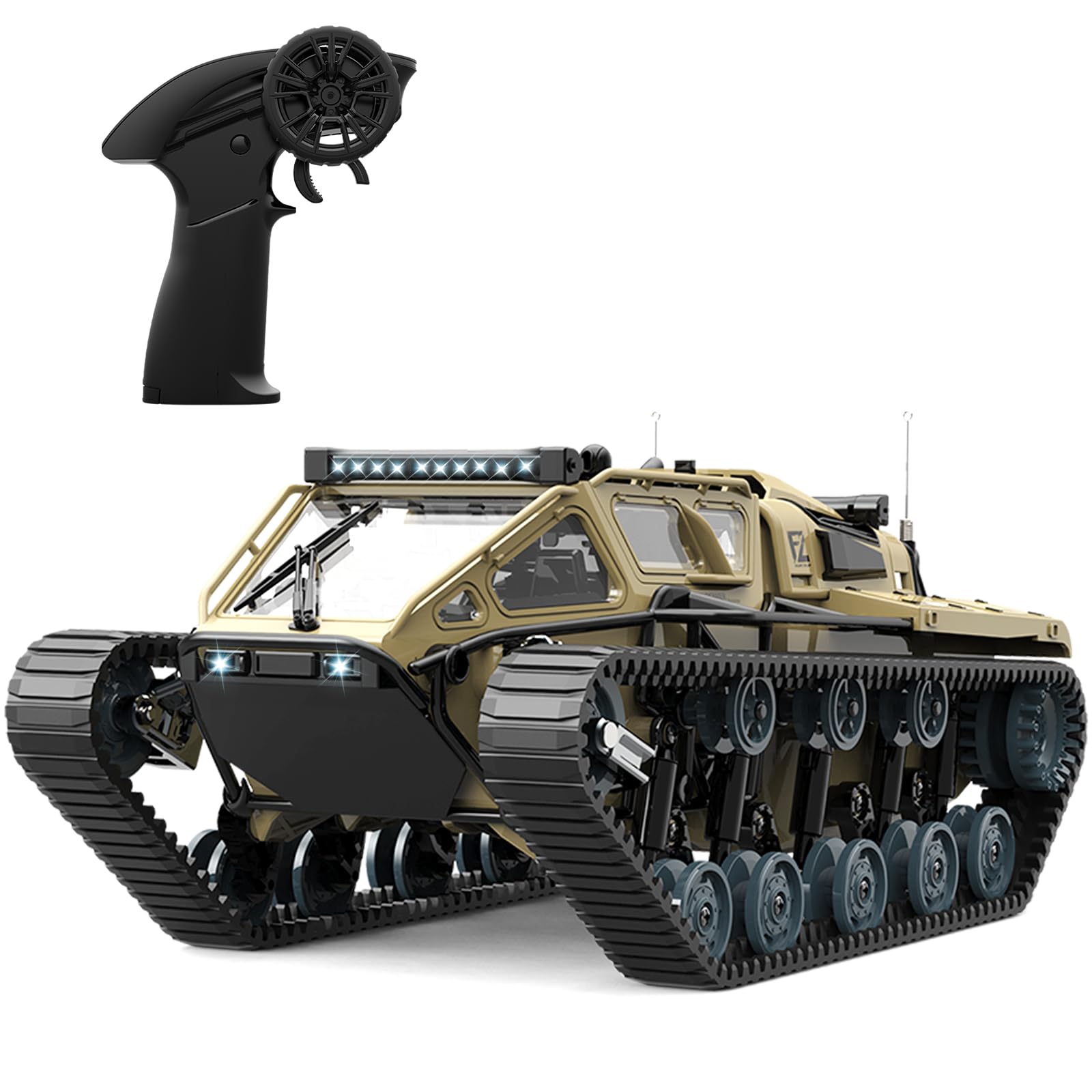 Mostop 4WD RC Tank Crawler with 360° Rotation