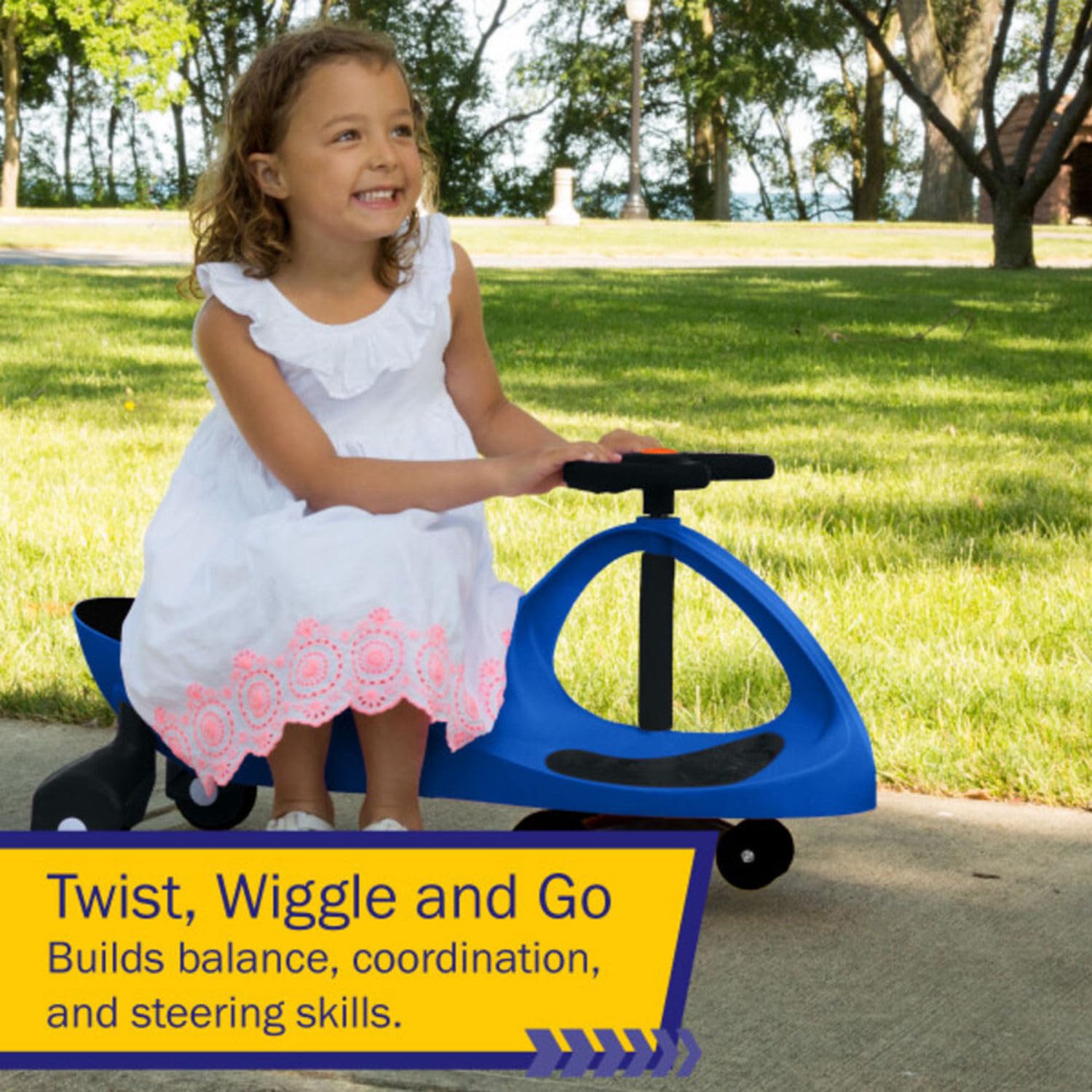 Lil' Rider Battery-Free Wiggle Car Ride-On Toy Ages 3+