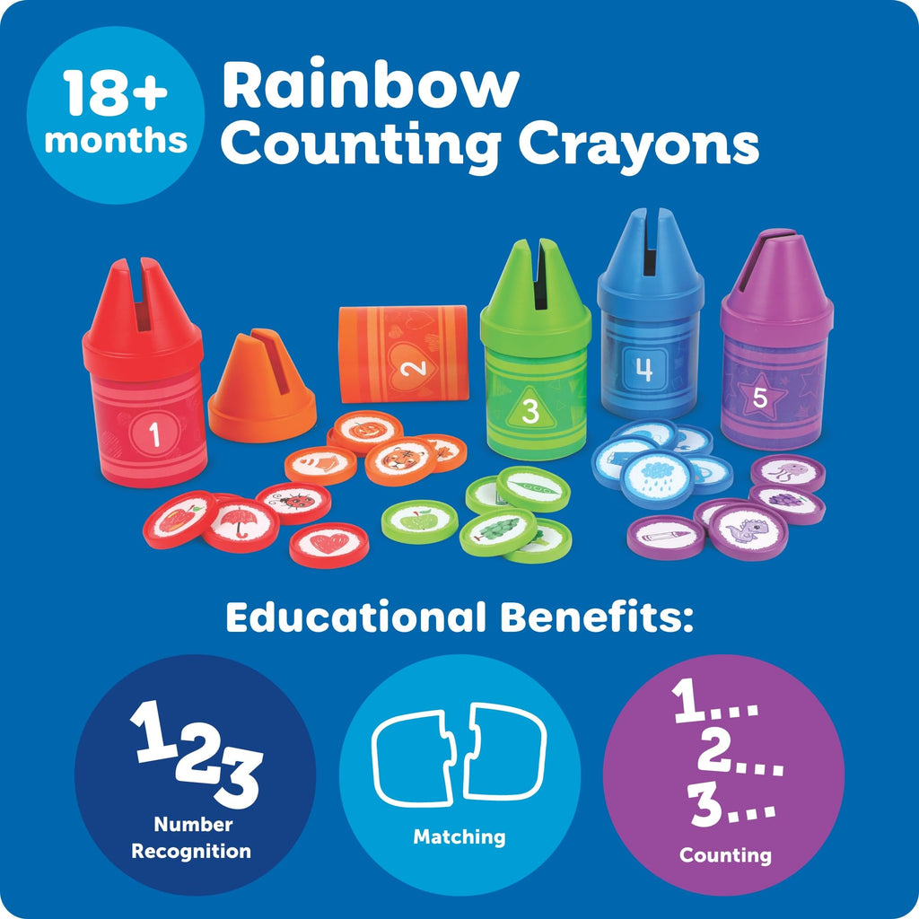 Learning Resources Counting Crayons Math Activity Set