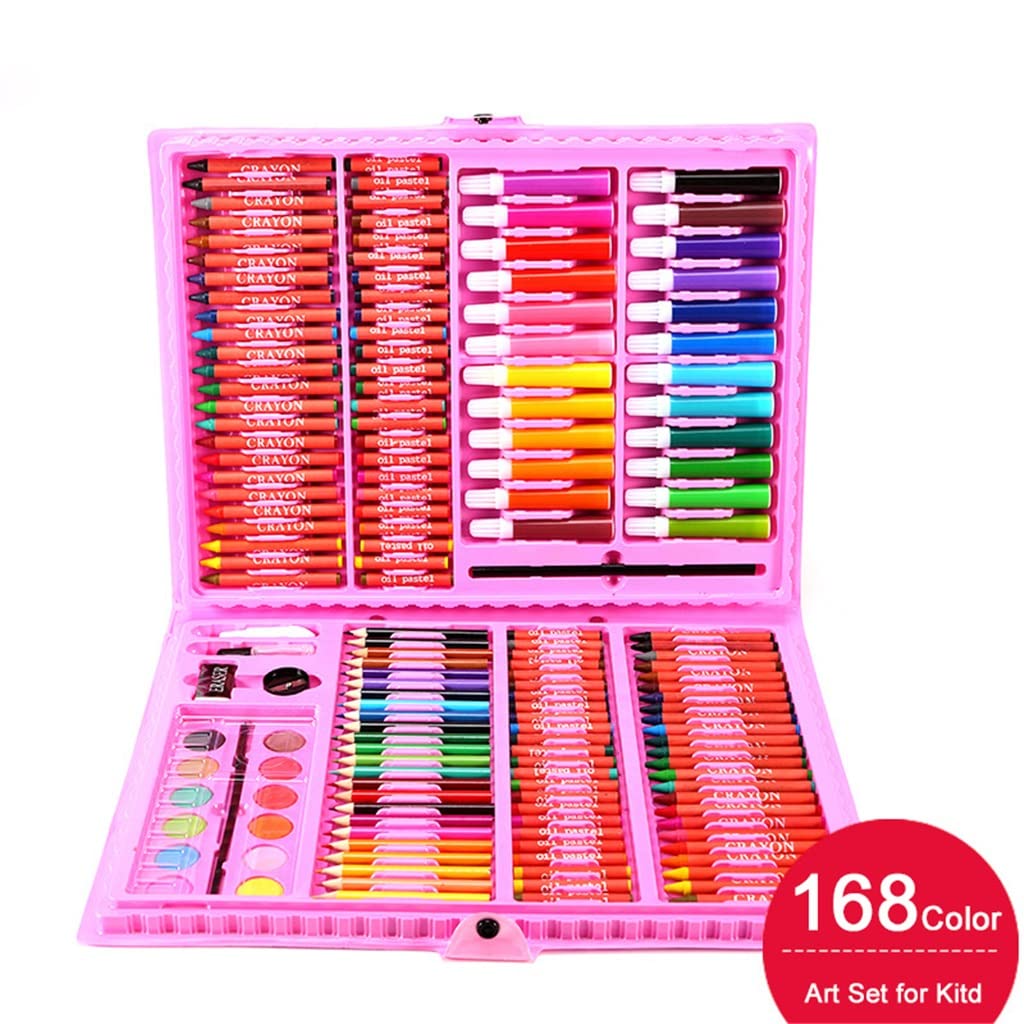 SWDIIWB 168-Piece Kids’ Drawing & Coloring Art Set