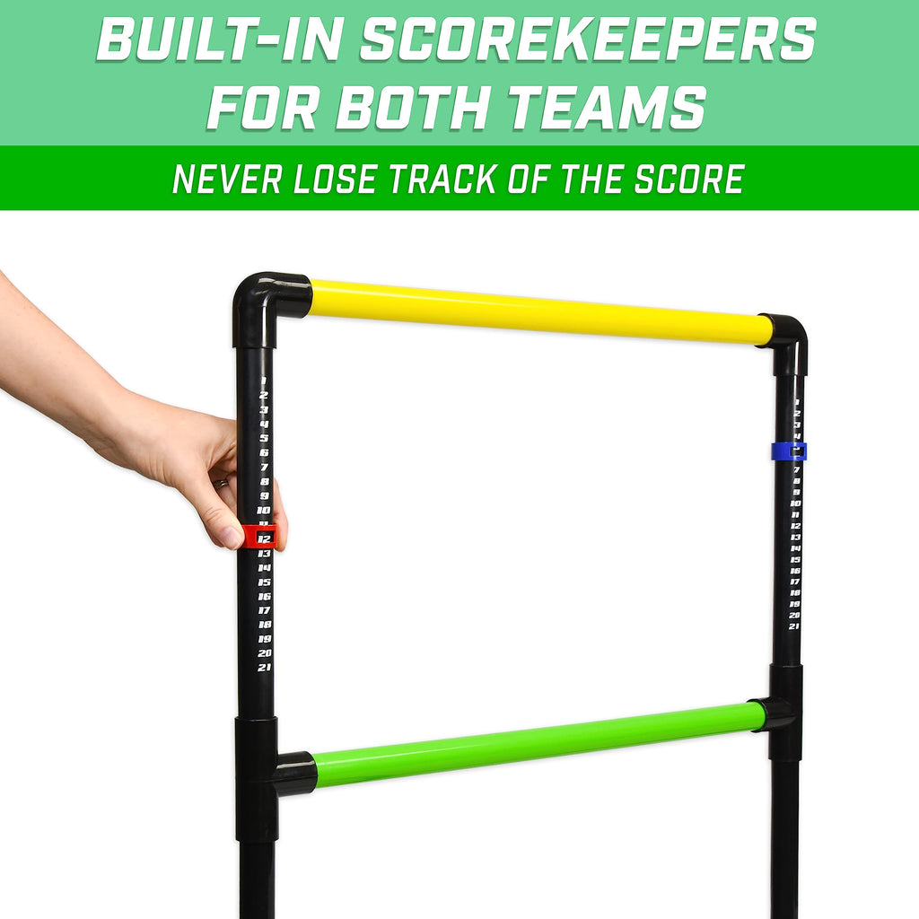 GoSports Ladder Toss Game Set with 6 Soft Bolo Balls
