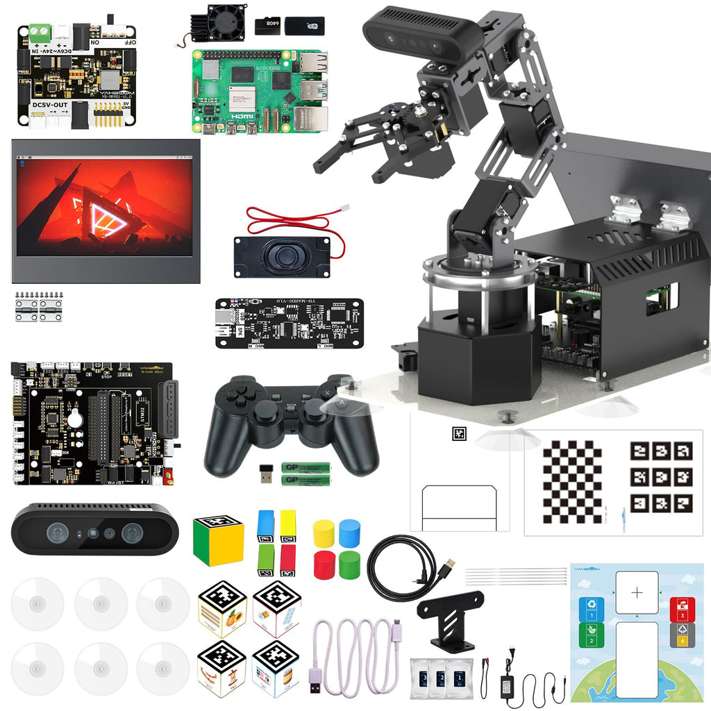 Yahboom 6DOF AI Vision Robotic Arm for Raspberry Pi 5