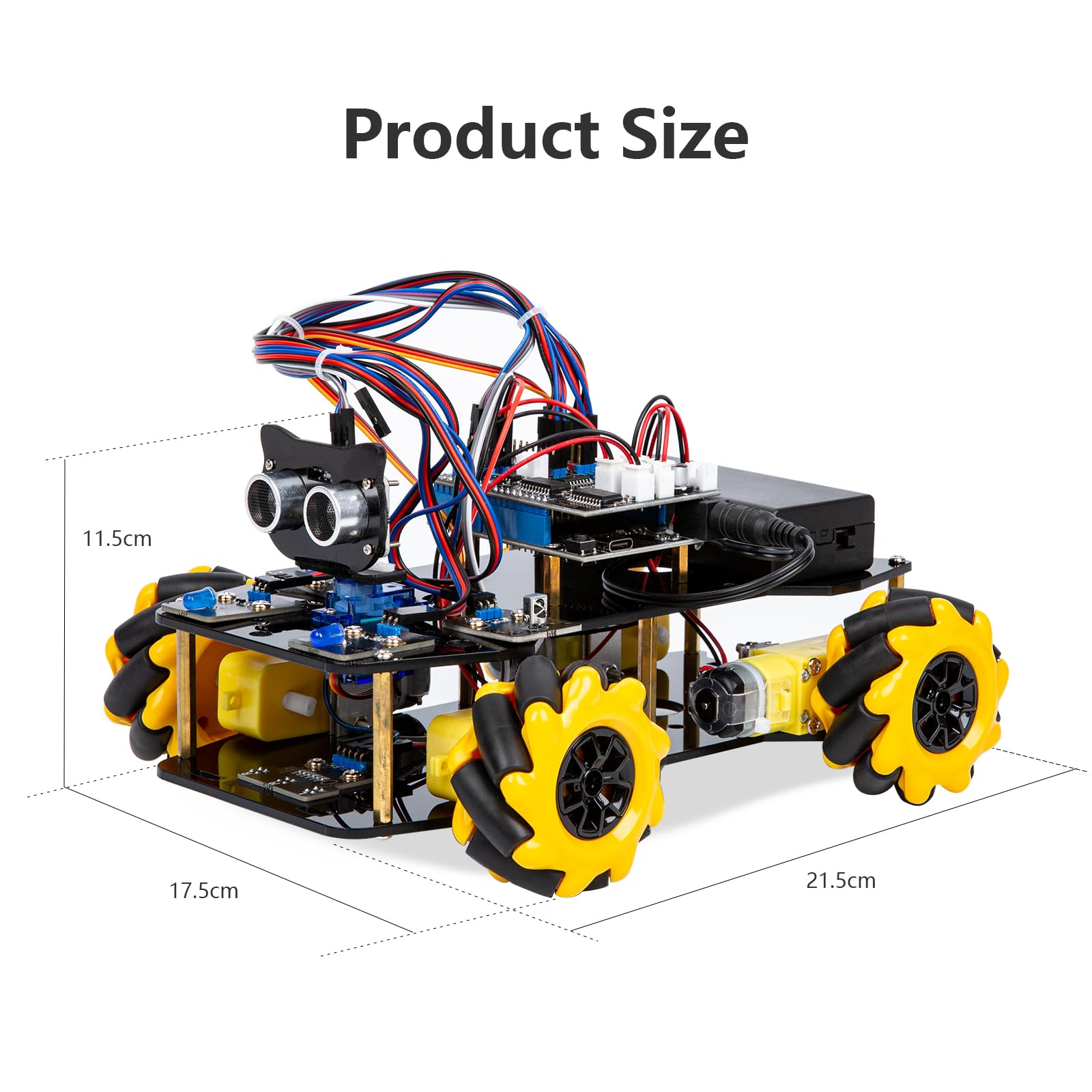 ACEBOTT Arduino-Compatible Smart Robot Car Coding Kit