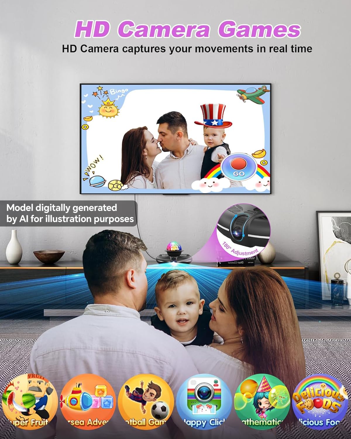 Acelufly Electronic TV Dance Mat with HD Camera
