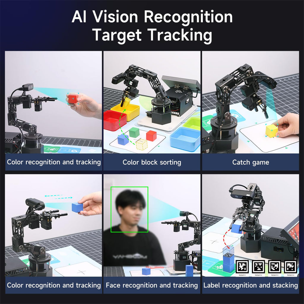Yahboom 6DOF AI Vision Robotic Arm for Raspberry Pi 5